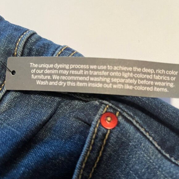 Talbots NWT Straight Leg Modern Ankle Jeans Mercury Wash Size 14W - Picture 6 of 10